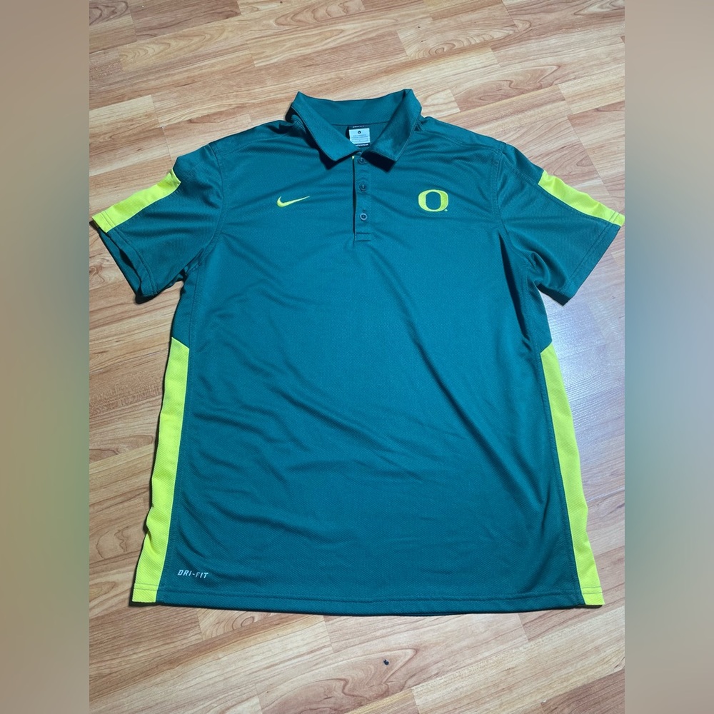 Oregon duck Nike dry fit polo